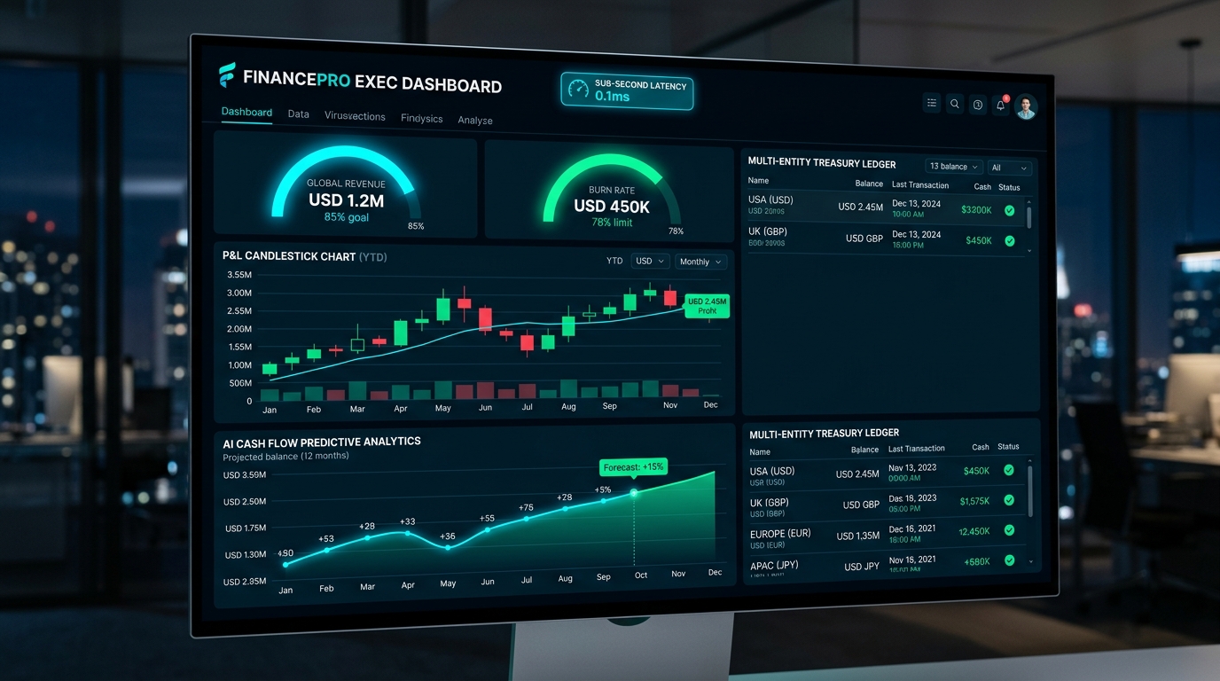 FinancePro Executive Dashboard