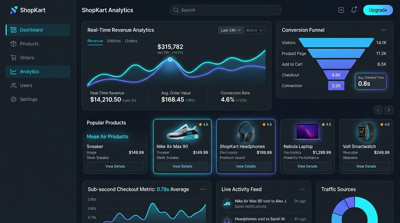 ShopKart Headless E-commerce Platform