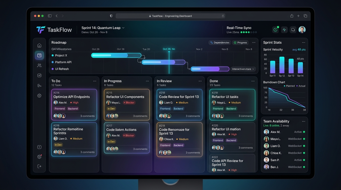 TaskFlow Collaboration SaaS